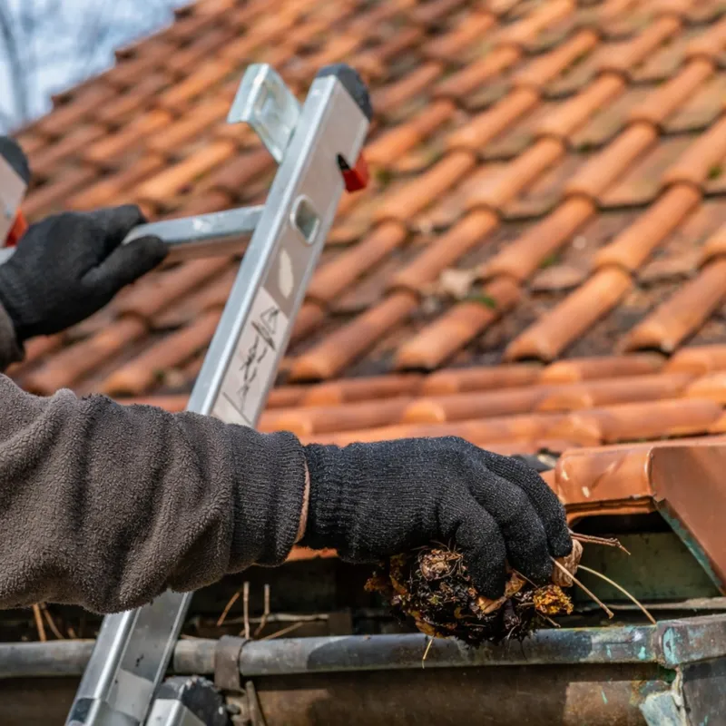 Nettoyage de gouttières en Gironde pour professionnels