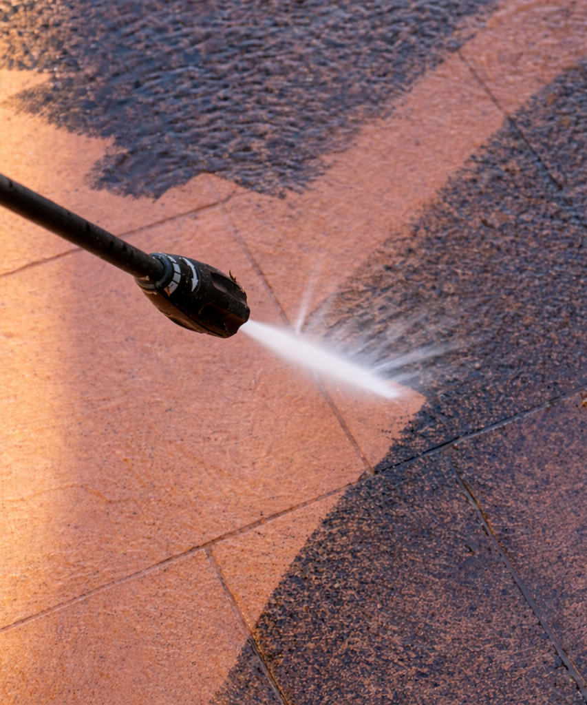 Nettoyage karcher haute pression sol extérieur